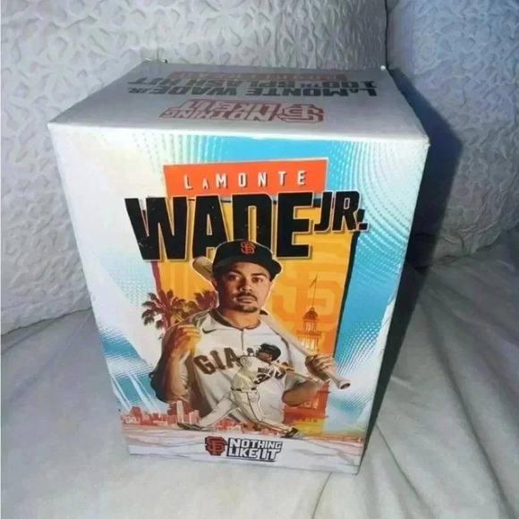 NWT MLB San Fransisco Giants LaMonte Wade Jr 100th Splash Hit Bobblehead - Picture 1 of 6